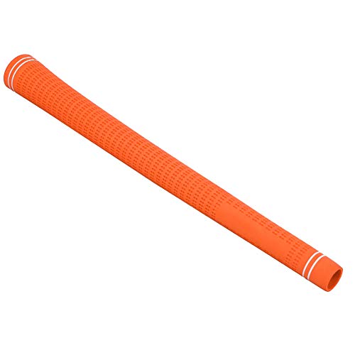 NDNCZDHC Golf Grip, Anti-Skid Shock Absorption Golf Club Grips, High Stability Rubber Golf Grip, Antislip Accessories Replacement(Orange)