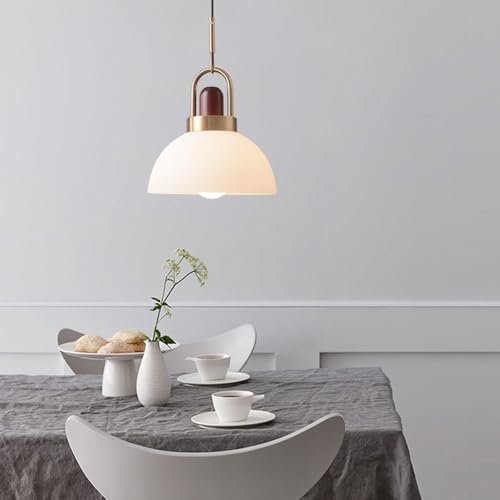 Lustre de chevet LED suspension moderne en verre pour bar et hôtel 30cm - 2