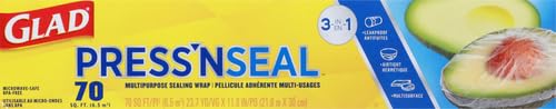 Glad Press'n Seal Plastic Food Wrap | 70 Square Foot | Roll | Pack of 2 — view 2
