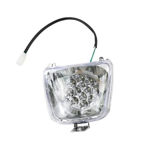 Phare moto LED anti-vibrations feux de route et croisement pour quad et dirt bike