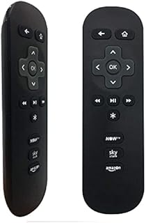 FOXRMT Replacement NOW TV Remote for All NOW TV BOX 1/2/3/4(Hd, Lt, Xd, Xs) 3 Channel Shortcut Buttons (black)