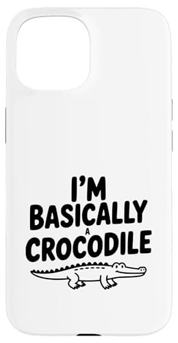 I'm Basically A Crocodile �ʔ��������̃��[���A �X�}�z�P�[�X iPhone 15 �p