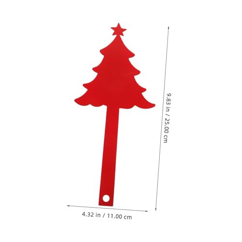 FUNOMOCYA Long-Lasting Iron Tree Mailbox Decor Yard Flag Christmas Unique Design