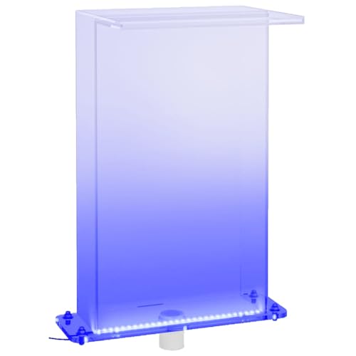 Cascada acrílica de 51 cm con LED RGB y bomba de 8,4W para estanques 3