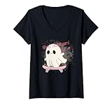 Photo Gallery donna spooky season,halloween,pumpkin,halloween bats,funny holiday maglietta con collo a v Photo Gallery donna spooky season,halloween,pumpkin,halloween bats,funny holiday maglietta con collo a v