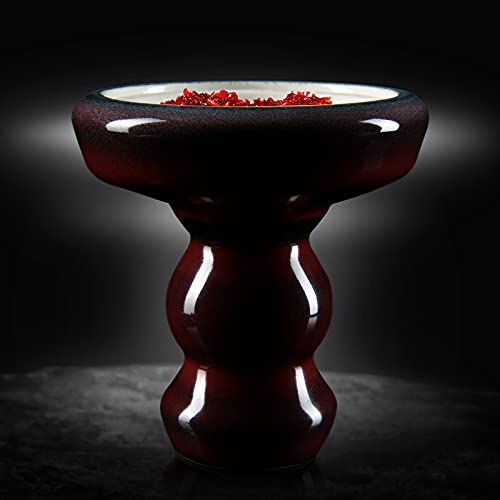 Tabakkopf Shisha Phunnel Kopf - Kitosun Pivot Shisha Kopf Hookah Bowl 320 g Tonschale mit Rand kompatibel mit alle HMD… – Bild 5