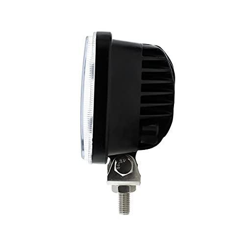 Image of United Pacific 8 High Power LED Rectangular Work Light with Chrome Reflector, 36507