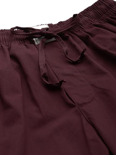 Image of Majestic Man Men Mid Rise Comfort Fit Solid Pure Cotton Casual Style Lounge Pants