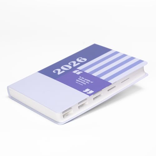 Image of Mahavir Maxim 2026 Diary | A5 Size New Year Diary | One-Day-to-a-Page Diary with Month Index | 424 pages,70 gsm | Natural Shade Paper | Laminated Paper Cover - (Blue)