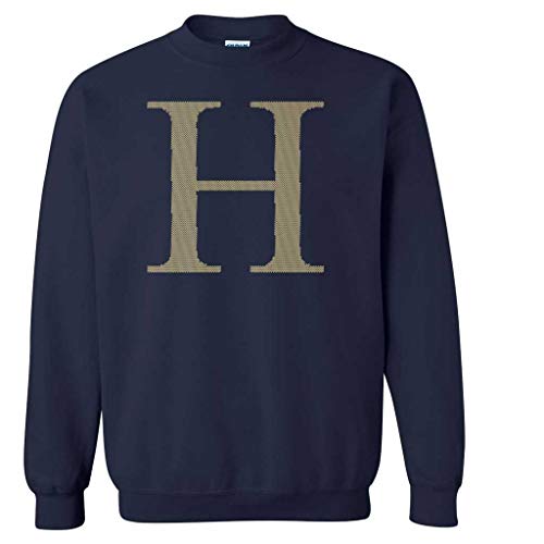 VictoryStore Wizard H Crewneck Sweatshirt (Navy,...