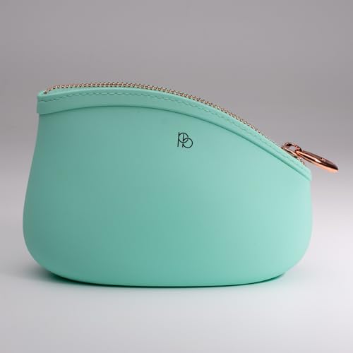 Small Makeup Bag by Pudinbag | The Premium Silicone Purse Bag | Vegan Hygenic Eco-friendly | Water and Heat Resistant