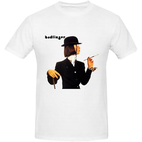 Photo de Men's Badfinger Badfinger Crew Neck T-Shirts White L