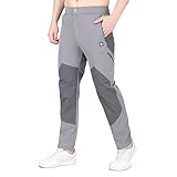 Skooper Nylon Lycra Regular Fit Trekking Hiking Tactical Casual Trouser Cargo Pant for Outdoors, Travelling, Mountain Climbing, Camping, Casual Wear for Men (in, Alpha, M, Regular, M.Grey/D.Grey)
