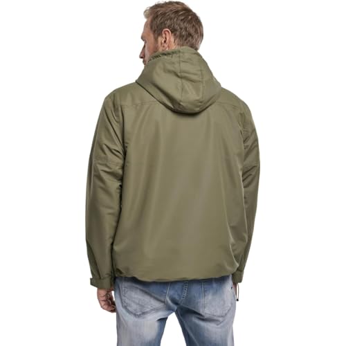 Image of Men's Fleece-Lined Quarter Zip Windbreaker Pullover