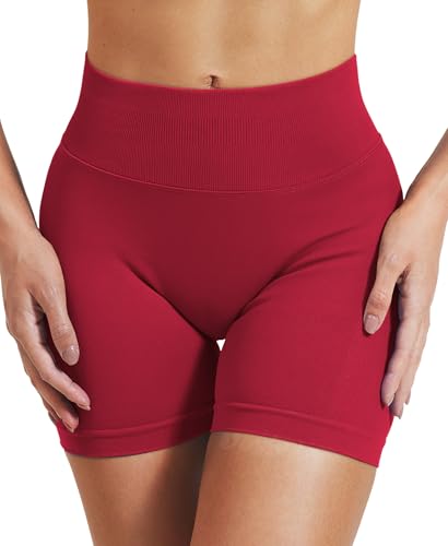 Image of VOYJOY Women Workout Impact Shorts 2.5 inch / 3.6 inch / 4.5 inch / 6 inch Scrunch Butt Booty | Tummy Control, High Waisted, Bike Short, Gentle Compression, for Women