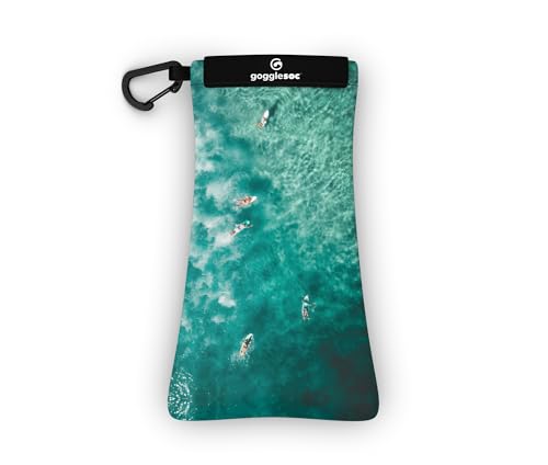 Image of GOGGLESOC Sunnysoc Sunglass Case - Stretch Microfiber, Scratch Protection, Slim Sleeve, Soft Touch - Travel, Protection