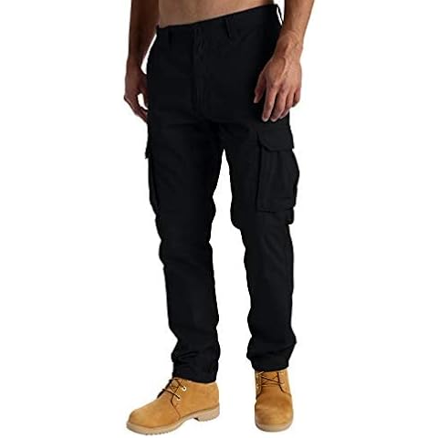 westAce Mens Cargo Trousers Work Wear Combat Safety Cargo 6 Pocket Full Pants Size 32-44 Cover