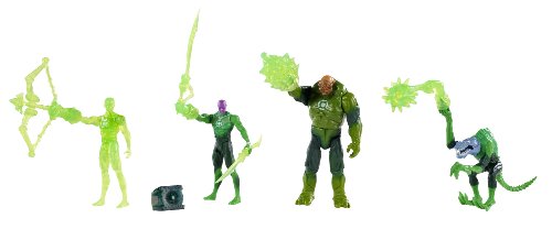 Green Lantern - V9148 - The Power of Will - EXCLUSIVE 4-Pack - Figurine Articulée - Abin Sur,...
