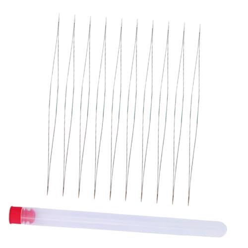 Gogogmee Manual Beading Needle Kit Long Straight Beading Thread Needles for Quick Beading and Sewing