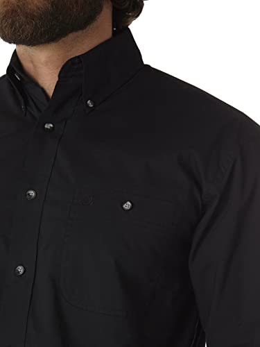 Wrangler mens George Strait One Pocket Button Long Sleeve Woven Shirt3