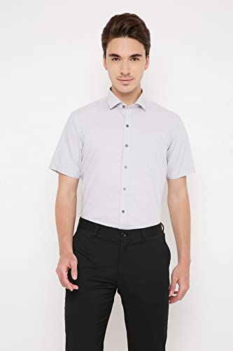 Image of MARK & ALBERT Men's Half Sleeves Regular Shirt