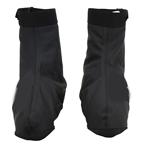 aqxreight Cubrezapatos para ciclismo a prueba de viento, impermeables, reflectantes y térmicos para exterior XL, con cierre rápido y fácil miniatura 2