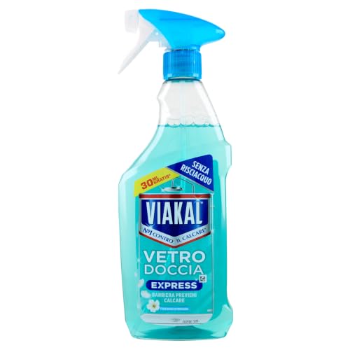 Viakal Verre Douche Express Fleur Blanc Printemps 470 ml