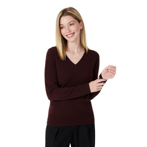Image of Style Republic Women's 100% Pure Cashmere V-Neck Pullover Sweater