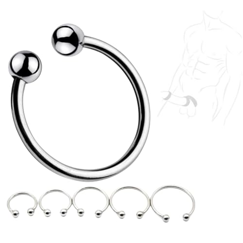 Anillo de masaje de metal para hombres HUNTVE accesorio multifuncional 1