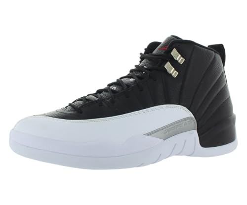 Nike Mens Air Jordan 12 Retro Sneaker, Adult, Black/Varsity Red-White, 11 M US