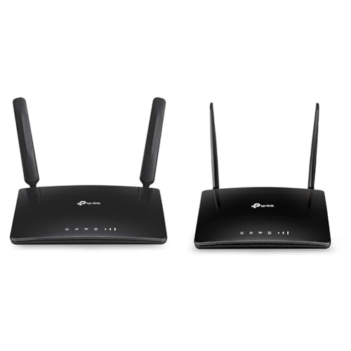 TP-Link Archer MR200 Cat4 + AC750 Mbps Dualband 4G LTE WLAN Router & TL-MR6400 LTE Router, 4G Router unterstützt SIM Karten, 4G Cat4 bis zu 150 Mbit/s