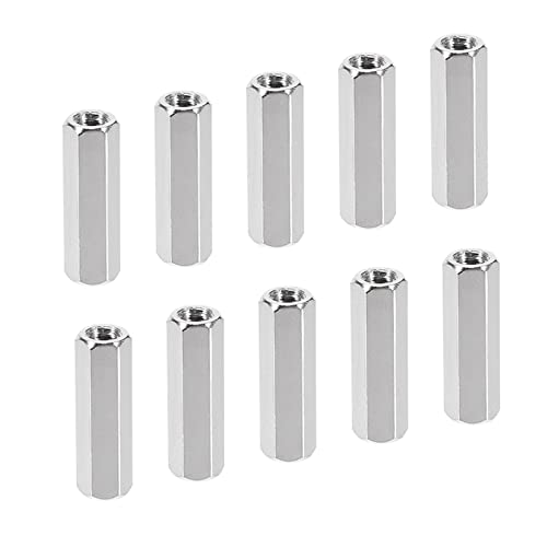 YOKIVE 10 Pcs M4 Spacers, Brass Hex PCB Standoffs Nuts, Keep Height Consistent, Great for Motherboard Circuit Board