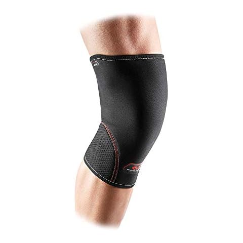 McDavid Knee Compression Sleeve, Lightweight Support with Neoprene, for Left & Right Knee, Fits Men & Women, Includes 1 Sleeve, Black, L Cover