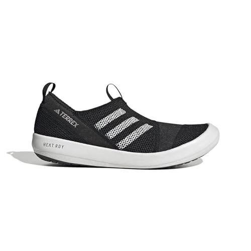 Adidas Unisex Terrex Boat Slip-On Heat.RDY Water Shoes, core Black/Cloud White/Silver met, 48 EU
