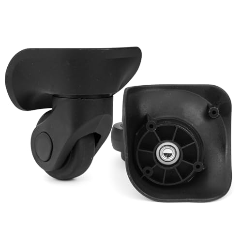 2-Pcs Luggage Wheels Replacement Plastic Luggage Suitcase Swivel Caster Wheels, W041-2 Small