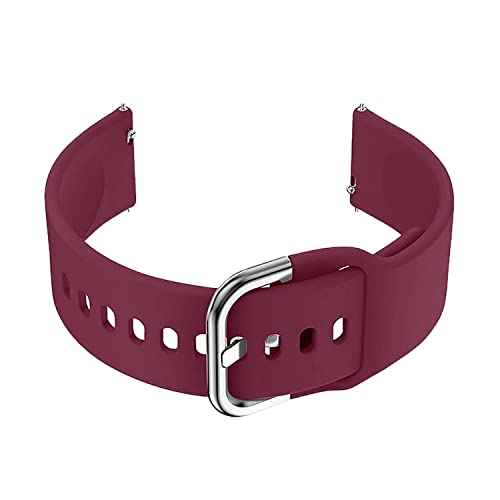 INEFABLE 19mm Smartwatch Strap Metal Buckle Compatible with Noise Colorfit Pro 2/Oxy/Pulse/Beat