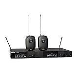 Shure SLXD14D Dual Channel Digital Wireless System with Two SLXD1 Bodypack Transmitters - Microphones and/or Instrument Cables Sold Separately | G58 Band (SLXD14D-G58)