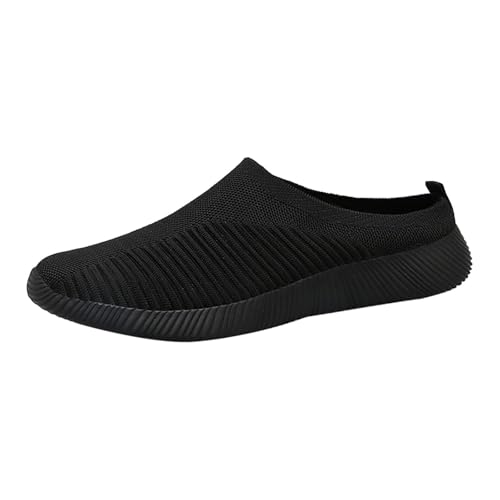 Zuecos y pantuflas para mujer, pantuflas antideslizantes para mujer, pantuflas delanteras cerradas, pantuflas de verano, ligeras, transpirables, para el tiempo libre, espolones en el talón, sandalias