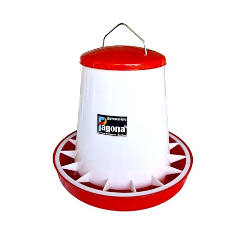Image of Pagona 2KG Ground Bird Feeder or Hanging Feeder Suitable for Quail & Poultry Chick, Pigeon and Other Birds. (1)