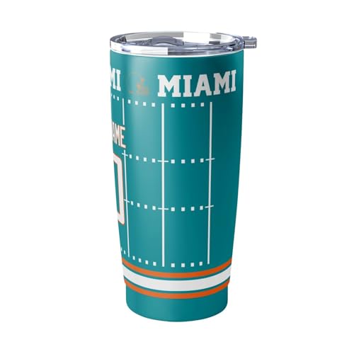 Image of ANTKING Miami Tumbler 20 oz Travel Coffee Cup for Men Women Boy Custom Name Number Gifts