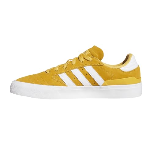 adidas Mens Busenitz Vulc Ii Lace Up Sneakers Shoes Casual - White, Yellow - Size 12 M3