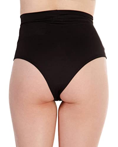 Iheartraves Ultra Hi-Rise High Waisted Booty Shorts For Women Rave Bottoms Pole Dance Shorts (Black, Large/X-Large) #TOP3