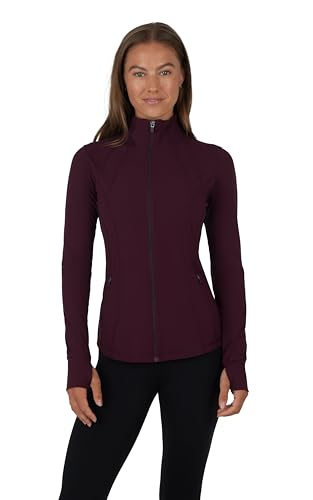 Yogalicious JY85190 Womens Ultra Soft Lightweight Full Zip Yoga Jacket cover