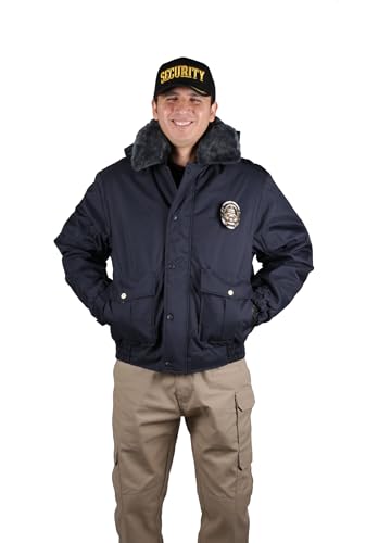 Image of First Class 100% Nylon Oxford All Season Deluxe Plain and Security Bomber Jacket