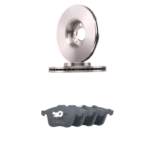 RIDEX Kit de discos de freno y pastillas 3405B2623 Eje delantero ventilación interna