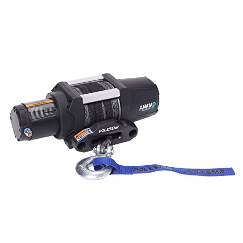 Polestar winche eléctrico 3500 lb 12V con cable acero 50 pies miniatura 2