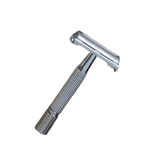 NOLITOY Supply Shape Manual Razor Holder Double-sided Barber Shaving Metal Material Lightweight Portable