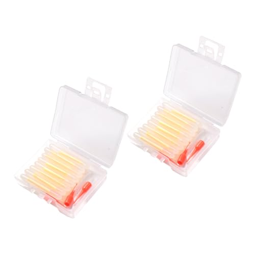 SUPVOX Lighted Fishing Night Fishing Float Rod Fluorescent 2 Boxes of 15pcs Each for Anglers