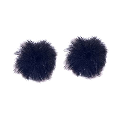 ARTIBETTER 2Pcs Furry Windscreen Cover for Lavalier Microphones Windshield for Enhanced Audio Clarity and Noise Reduction Compatible with All Clip Mics