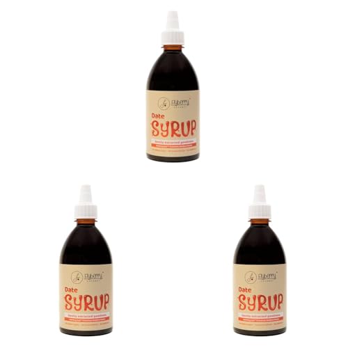 Image of Flyberry Gourmet Medjoul Date Syrup | Low GI | Sugarfree | 100% Natural | Alternative to Sugar, Honey, Jaggery | 700 g (Pack of 3)
